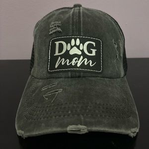 Distressed Dog Mom hat